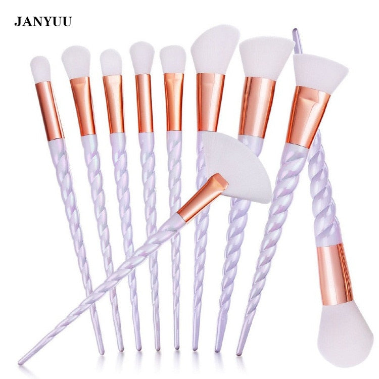 Makeup Brush Set - 8 Pcs.