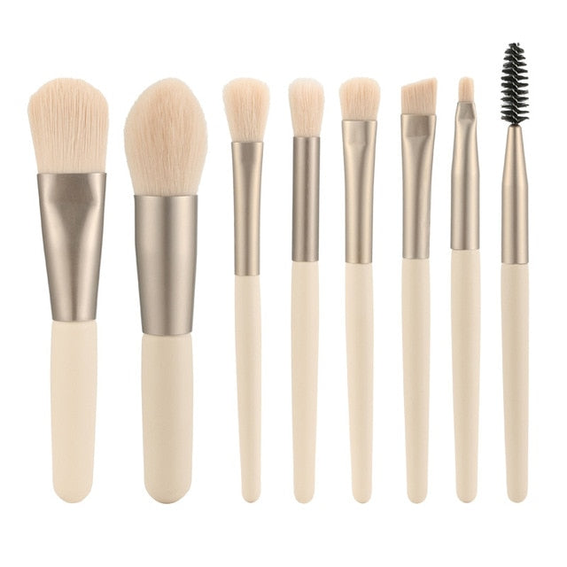 Makeup Brush Set - 8 Pcs.