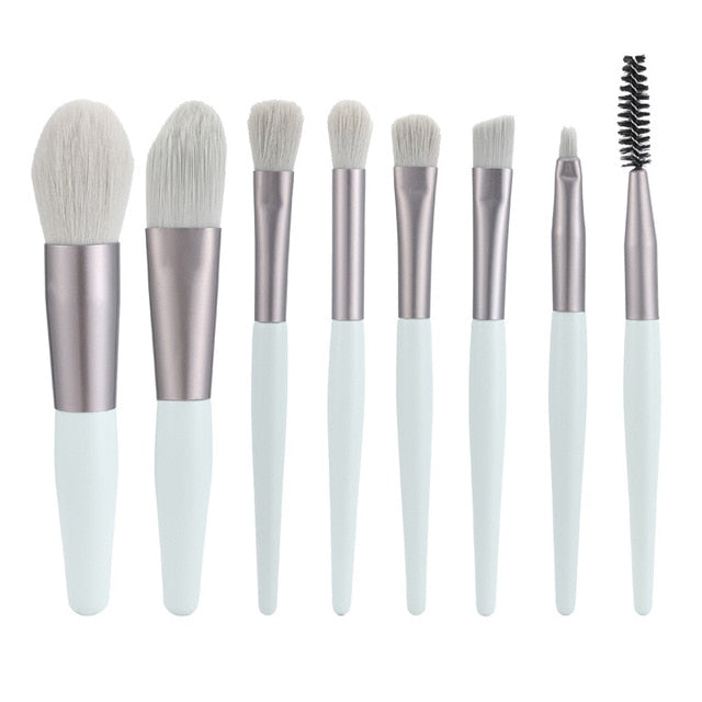 Makeup Brush Set - 8 Pcs.