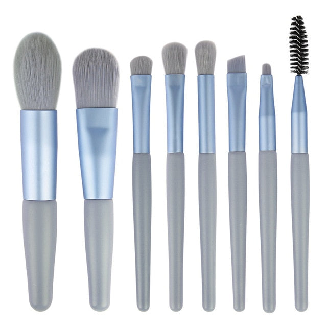 Makeup Brush Set - 8 Pcs.